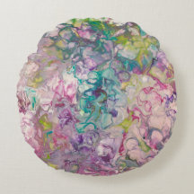 Travesseiro decorativo redondo