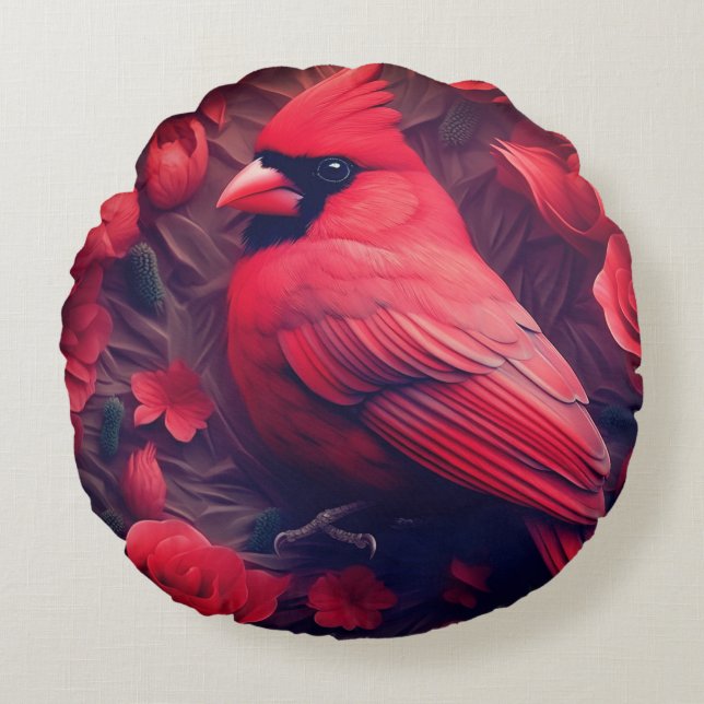 Almofada Redonda Travesseiro decorativo redondo (16") (Frente)