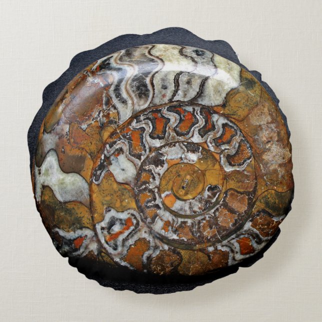 Almofada Redonda Travesseiro decorativo redondo bonito de Shell do (Verso)