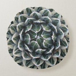 Almofada Redonda Travesseiro decorativo redondo da agave, algodão