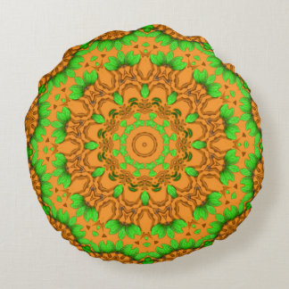 Almofada Redonda travesseiro decorativo redondo da mandala da arte