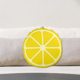 Almofada Redonda Travesseiro decorativo redondo de Citrus Round com