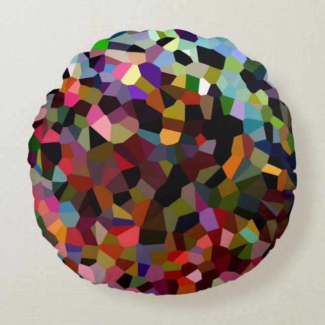 Almofada Redonda Travesseiro decorativo redondo de Maurícia por (Frente)