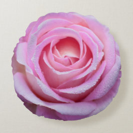 Almofada Redonda Travesseiro decorativo redondo do rosa do rosa