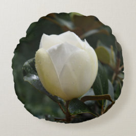 Almofada Redonda Travesseiro decorativo redondo Grandiflora da