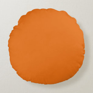 Almofada Redonda Travesseiro decorativo redondo laranja (16")