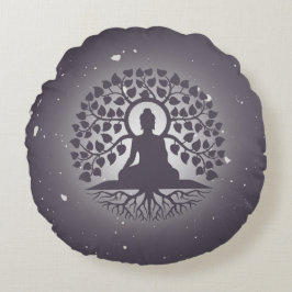 Almofada Redonda Travesseiro decorativo Round Yoga
