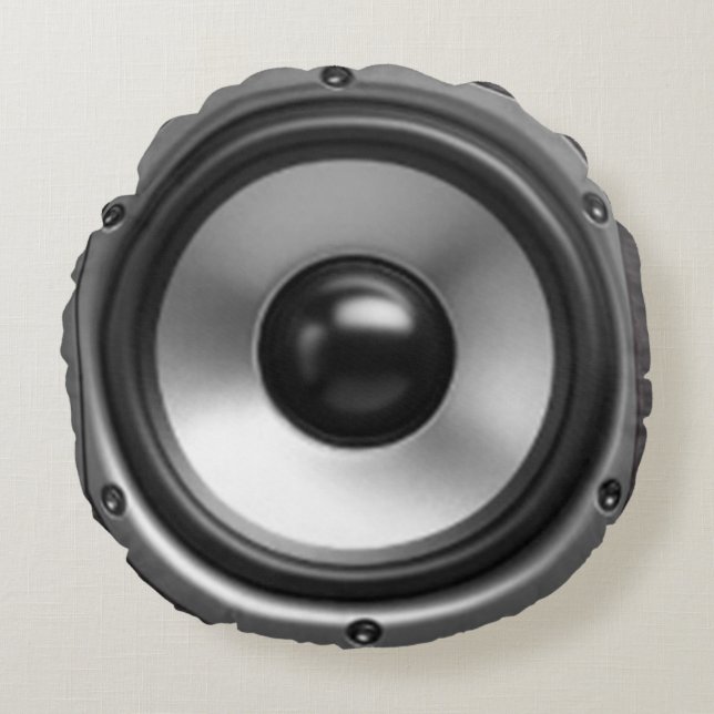 Almofada Redonda Travesseiro do auto-falante (Frente)