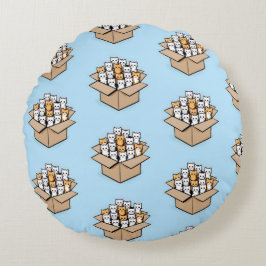 Almofada Redonda Travesseiro do Kit de Iniciação de Gama de Cat