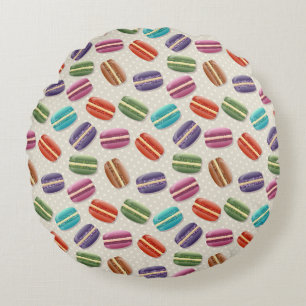 Almofada Redonda travesseiro dos macarons