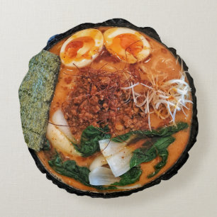 Almofada Redonda Travesseiro dos Ramen