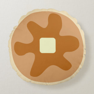 Almofada Redonda Travesseiro engraçado da panqueca