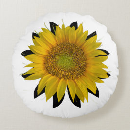 Almofada Redonda Travesseiro girassol redondo