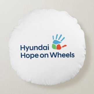 Almofada Redonda Travesseiro Hyundai Hope on Wheels