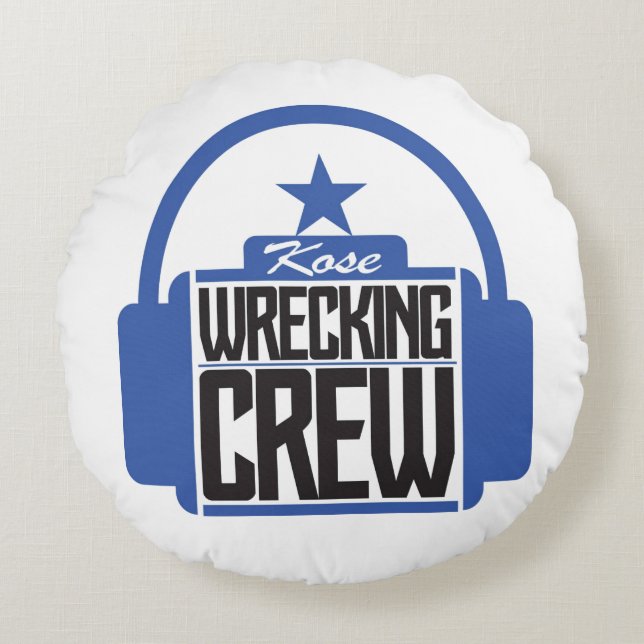 Almofada Redonda Travesseiro KWC (Frente)