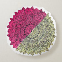 Travesseiro Mandala Floral Radiante