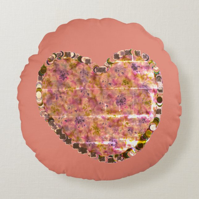 Almofada Redonda Travesseiro namorados redondo (Frente)