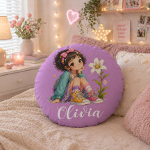 Travesseiro Personalizado com Nome da Menina Redon