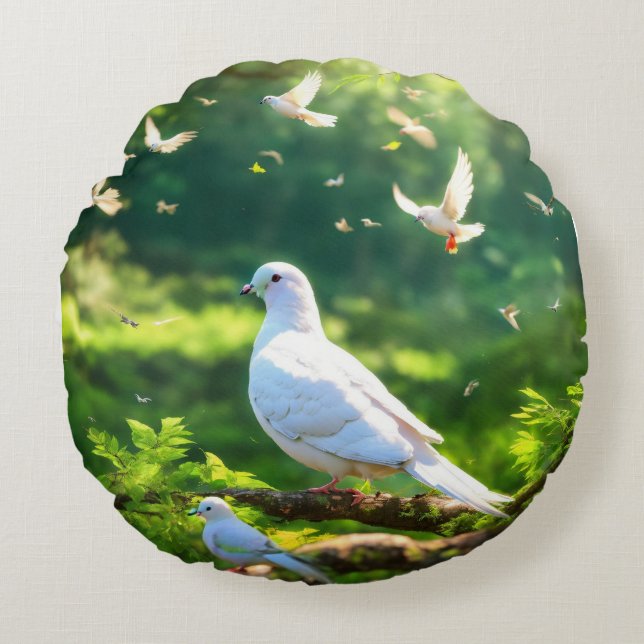 Almofada Redonda Travesseiro redondo (Frente)