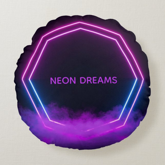 Almofada Redonda Travesseiro Redondo (Frente)