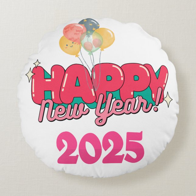 Almofada Redonda Travesseiro redondo 2025 (Frente)