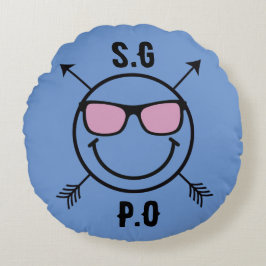 Almofada Redonda Travesseiro Redondo Amor Inicial Amantes Casal