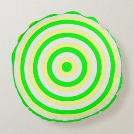 Almofada Redonda Travesseiro redondo colorido com Design circular