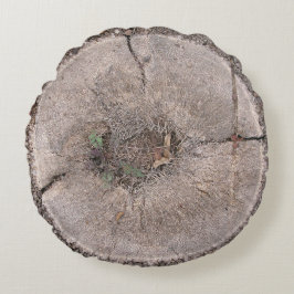 Almofada Redonda Travesseiro redondo com Latido de árvore de palma