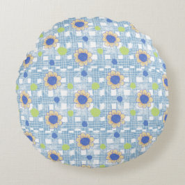 Almofada Redonda Travesseiro redondo com ventilador