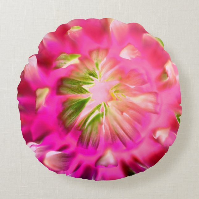 Almofada Redonda Travesseiro redondo de cores mágicas (Frente)