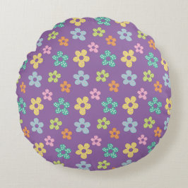 Almofada Redonda Travesseiro redondo de Essência Floral