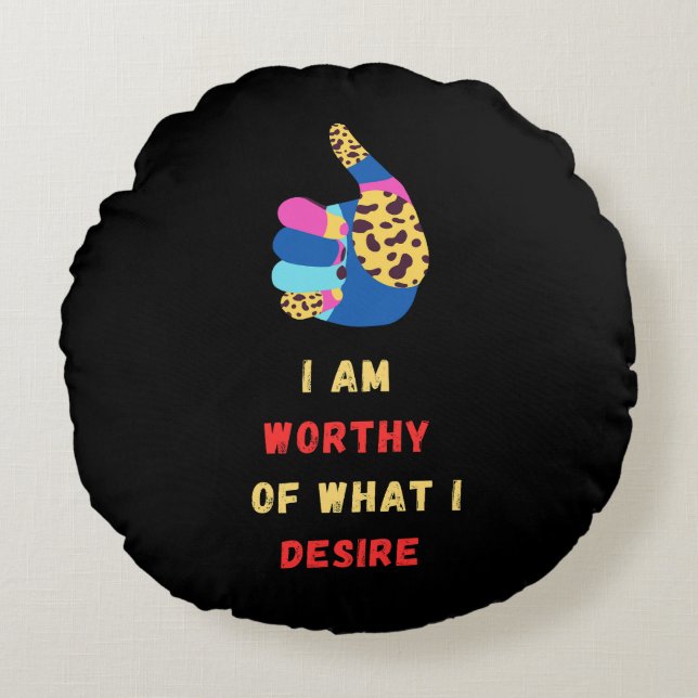 Almofada Redonda Travesseiro redondo digno (Frente)