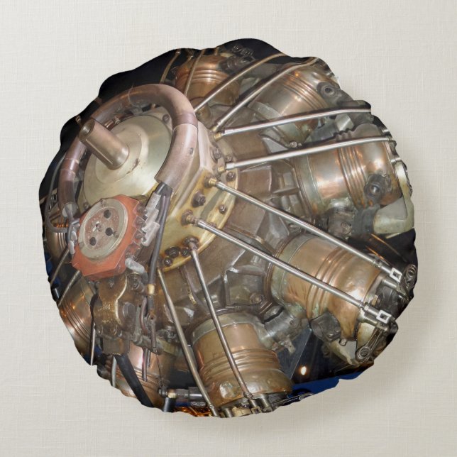 Almofada Redonda Travesseiro redondo do mecanismo estrela (Verso)