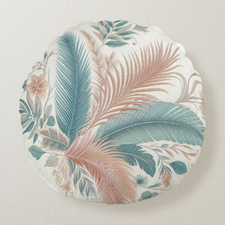 Almofada Redonda Travesseiro Redondo Floral Boho – Decoração de Cas