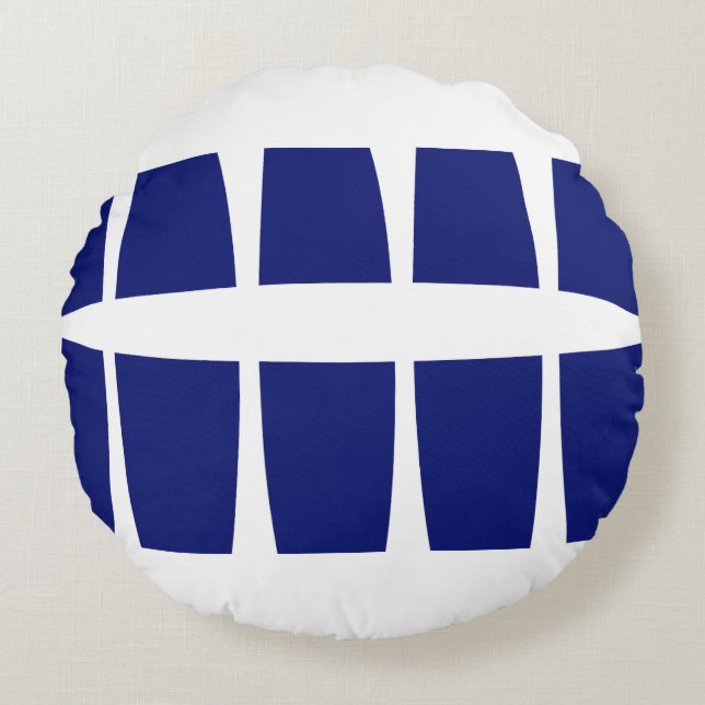 Almofada Redonda Travesseiro redondo gradiente (Frente)