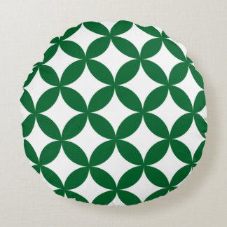 Almofada Redonda Travesseiro redondo Green Shippo - G tradicional j