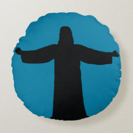Almofada Redonda Travesseiro Redondo jesus crist