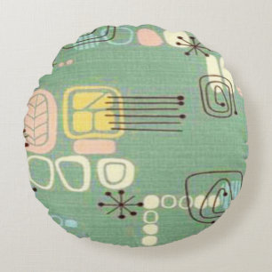 Almofada Redonda Travesseiro redondo moderno do design gráfico do