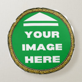 Almofada Redonda Travesseiro redondo - Personalizado - Adicionar im