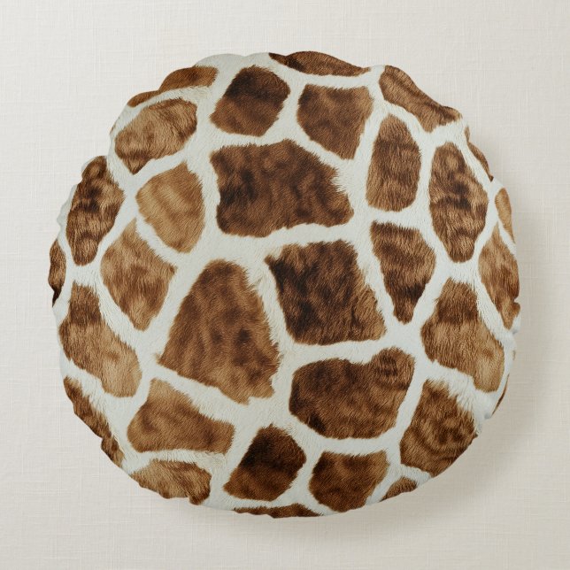 Almofada Redonda Travesseiro redondo personalizado moderno de 16" (Frente)