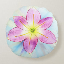 Travesseiro redondo Rain Lily