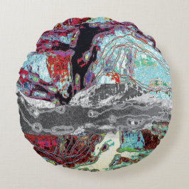 Almofada Redonda Travesseiro Redondo – Strata Pulse