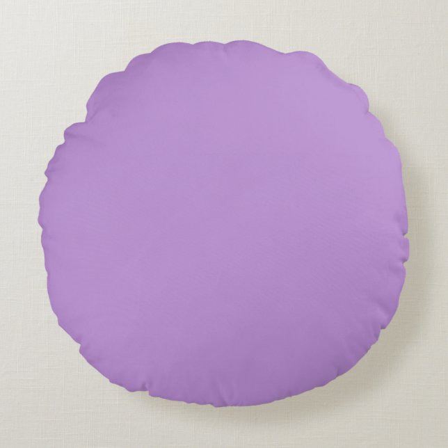 Almofada Redonda Travesseiro Roxo Combinando Kawaii Unicórnio  (Frente)