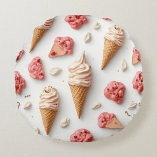 Almofada Redonda travesseiro sorvete