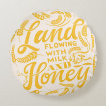 Travesseiro Terra que Flui com Leite e Mel 