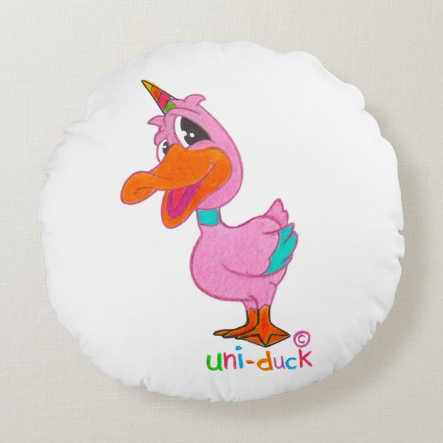 Almofada Redonda Travesseiro Uni Duck (Frente)