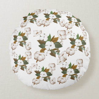 Almofada Redonda Travesseiros e Poufs