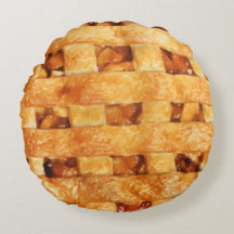 Travesseiros Novidades da Pie da Apple Engraçados