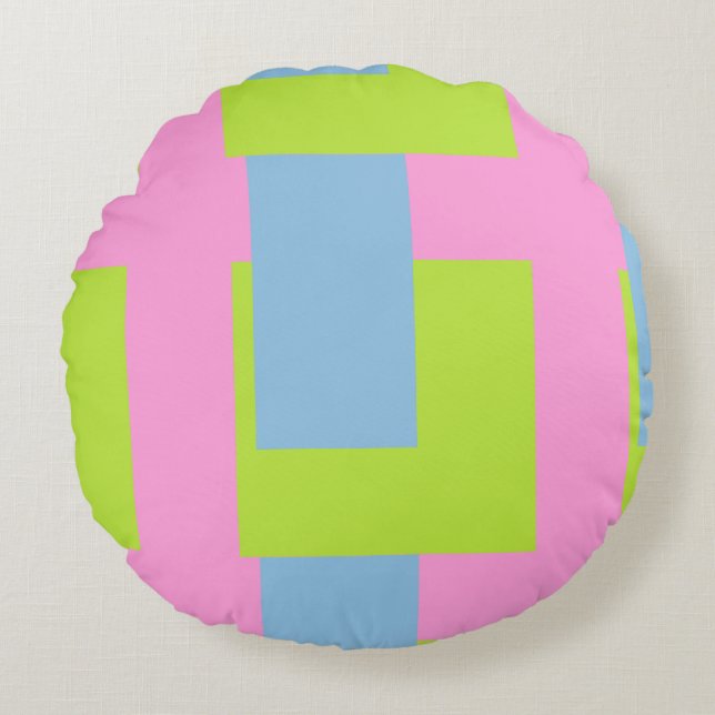 Almofada Redonda Tri Color Round Pillow (Frente)