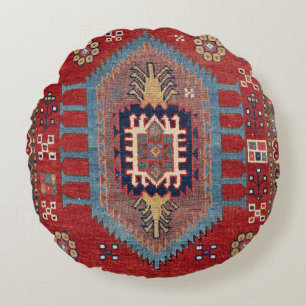 Almofada Redonda Tribal Honeycomb Palmette II
